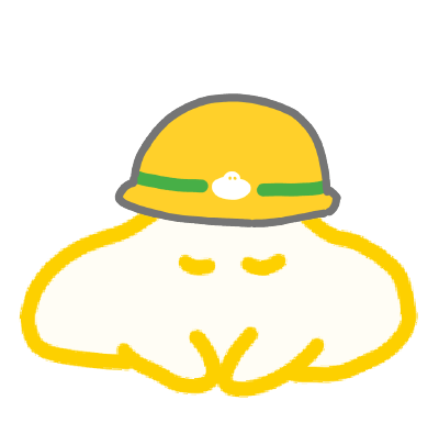 ヘルメットをかぶったごじあいのキャラクター